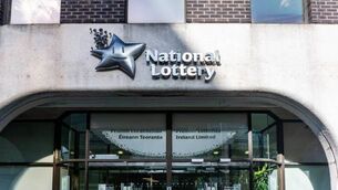 <p>The offices of the National Lottery in Dublin</p>