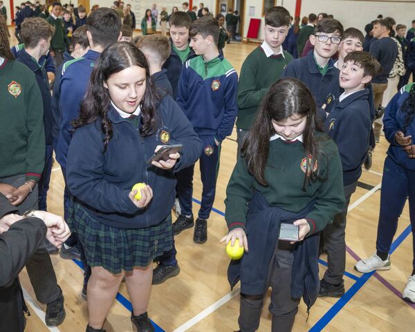 Texting and driving campaign, demonstarting how hard it is to text and concentrate on something else