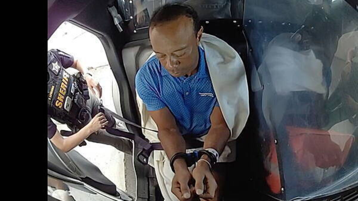 All of a sudden… boom – Tiger Woods describes car crash in bodycam footage