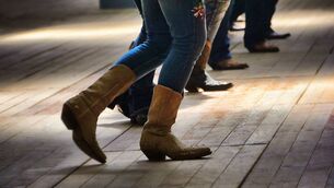 <p>Get footloose at the line dancing flashmob in Emily Square on 2 May</p>