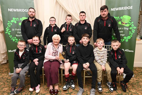 Best Sporting Group winners Ryston Boxing Club. Presentation by Theresa Harrison 