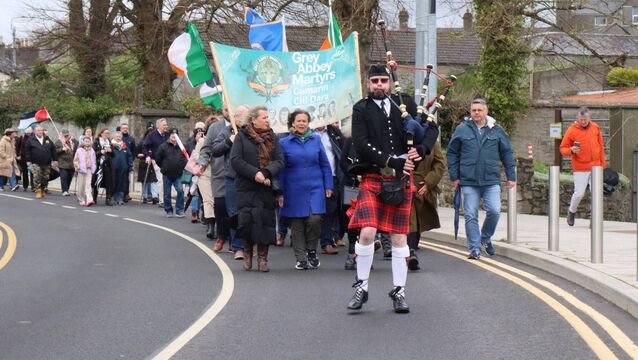 Sinn Féin hold Easter  commemoration in Kildare