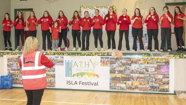 <p>Athy Sing and Sign need a new home 	Photo: Aisling Hyland</p>