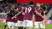 West Ham thump Wolves to dump Tottenham into the bottom three