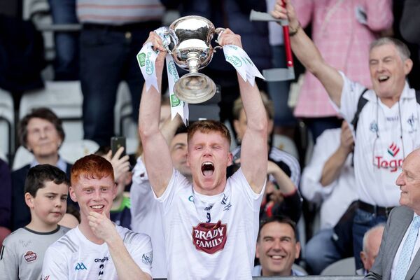 Farrell was joint-captain for Kildare's 2023 U20 All-Ireland winners Photo: ©INPHO/Laszlo Geczo 