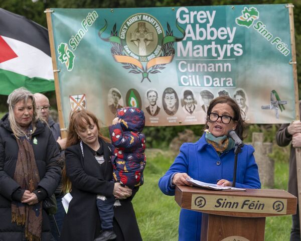 Sinn Fein President Mary Lou McDonald Sinn Fein President Mary Lou McDonald