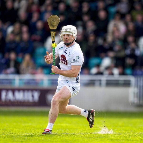 Muiris Curtin is looking to carry his excellent league form in the Kildare forward line into the Leinster Senior Hurling Championship ©INPHO/James Lawlor