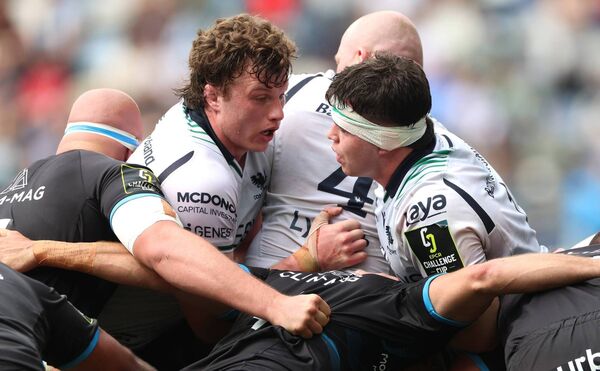 Kildare's Cian Prendergast and Billy Bohan will once again start for Connacht. Photo: INPHO/James Crombie.
