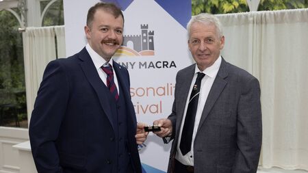 Jack flies the flag for Kildare at the Mr Personality Festival