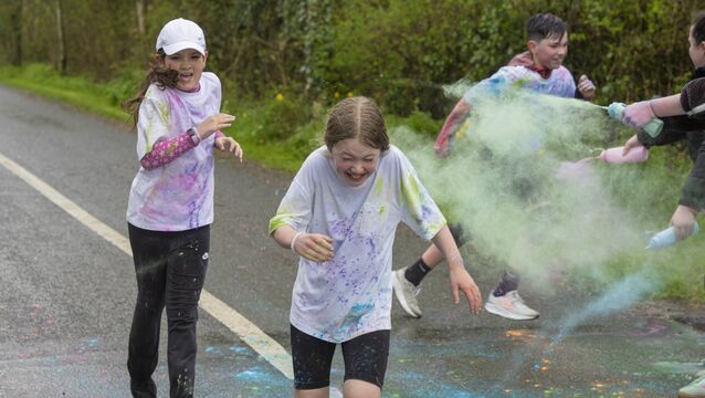 Youth group shines at Kildare colour run
