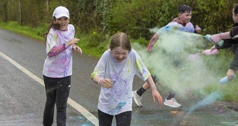 Youth group shines at Kildare colour run