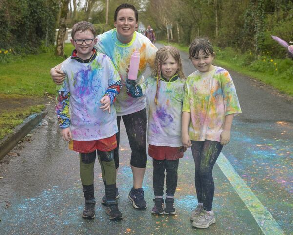 Tadgh, Sharon and Fiadh Moran and Cara Connolly