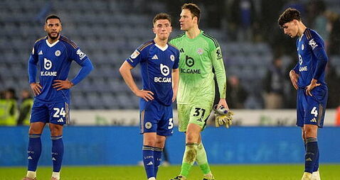 Leicester’s decline from Premier League champions to brink of League One