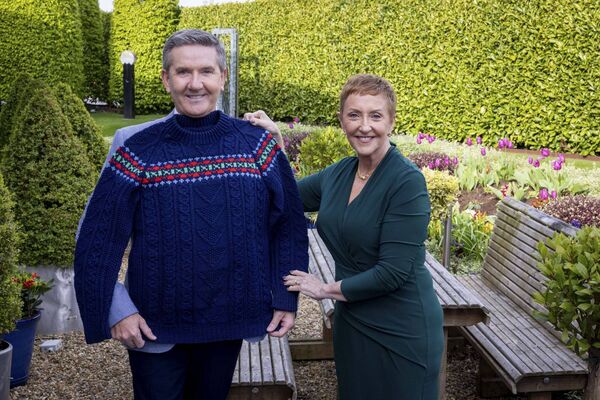 Daniel O'Donnell and his wife, Majella photographed at Newbridge Silverware in Newbridge. Photography: Conor Healy / Picture It Photography