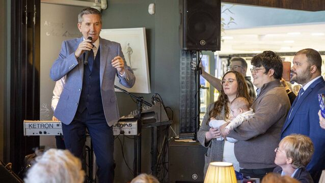 <p>Pictured is Daniel O’Donnell singing alongside his wife Majella at Newbridge Silverware Photography: Conor Healy / Picture It Photography</p>