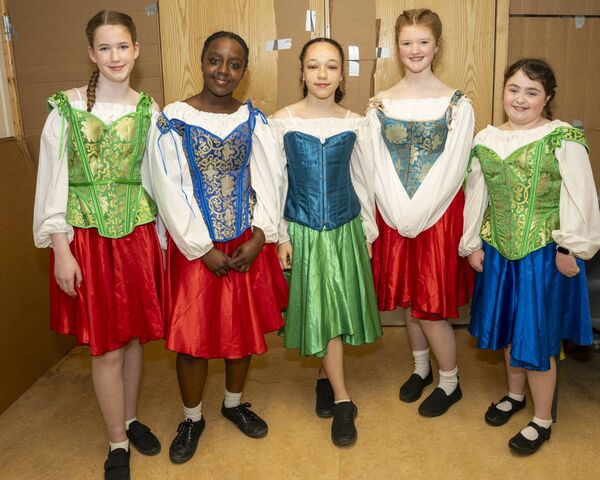 Willow Giles, Liandrea Dumburashe, Isabelle Cagney, Hannah Kemp and Sofia Cleland. 
