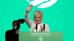 Simon Harris and Mary Lou McDonald clash over new housing targets ahead of election