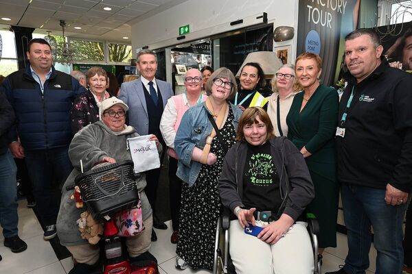 Daniel and some of his fans Jimmy Fullam