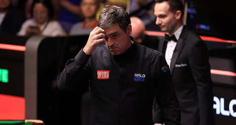 Ronnie O’Sullivan’s bid for eighth world title ended by John Higgins fightback