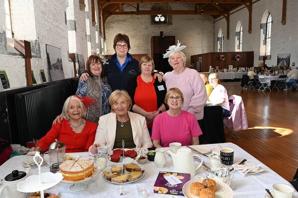 Ladies gathered for the event