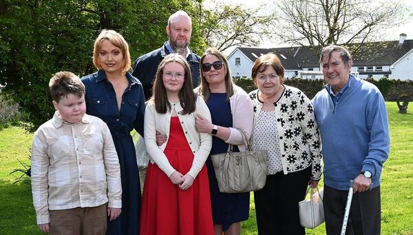 Katie Dunne and family 