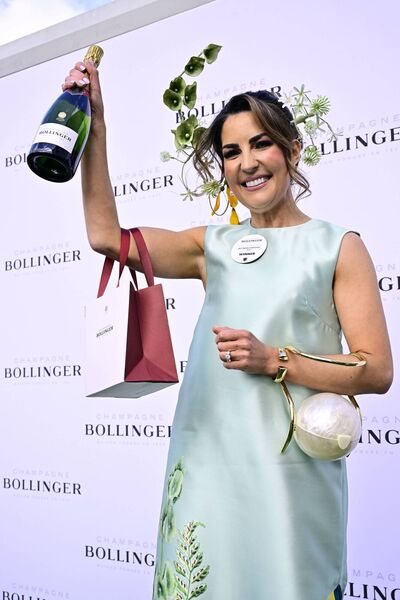 Bollinger best dressed Winner day 1 of the Punchestown racing festival was Louisa Murphy of Tramore 