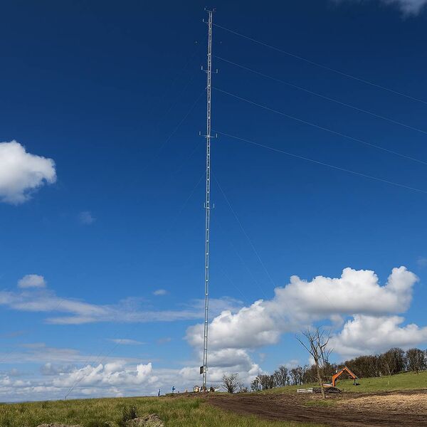 A wind monitoring mast in Australia