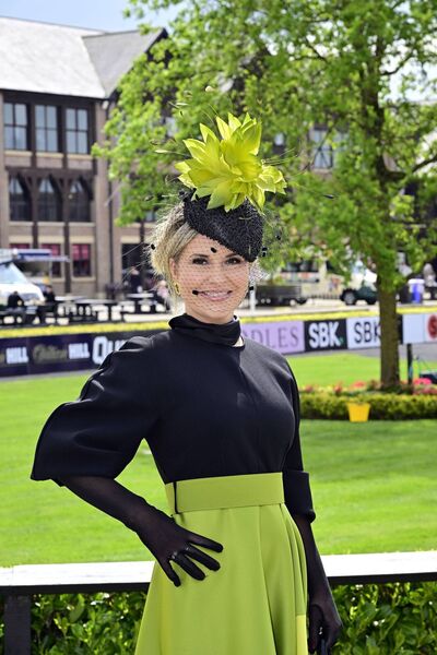Cara Earls of Galway at the fourth day of the Punchestown racing festival 