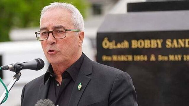 Sinn Féin says Bobby Sands statue ‘is going nowhere’ at anniversary event