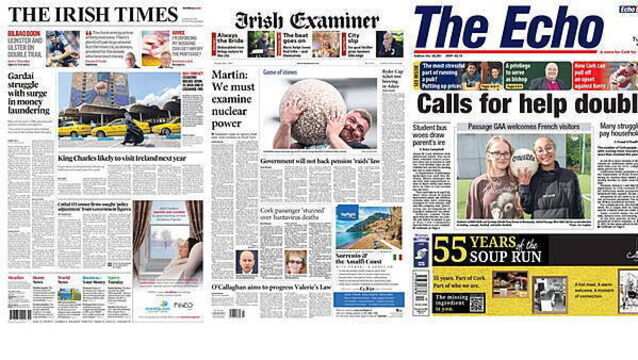 What the papers say: Tuesday’s front pages