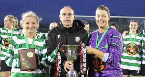 Byrnes at the double secure back-to-back Carlow Cups for Mill Celtic ladies