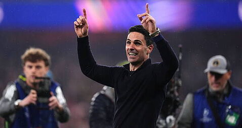 Mikel Arteta thrilled as Arsenal ‘make history together’ in Champions League