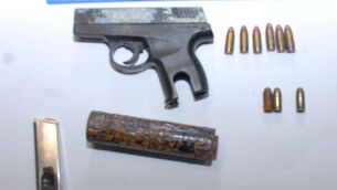 <p>Some of the firearms and ammunition that were found by gardaí on Monday </p>