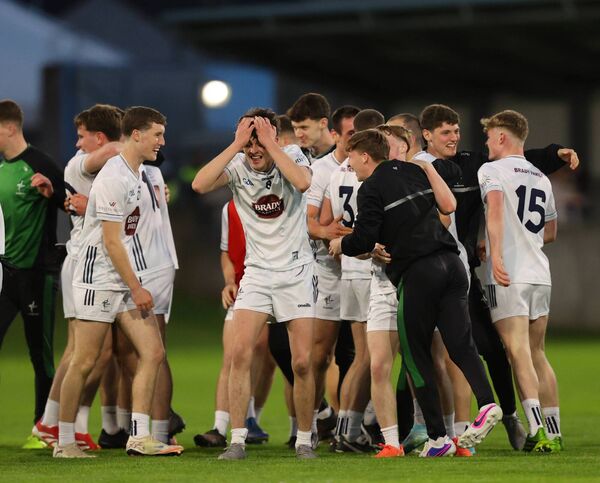 Kildare players celebrate after the game Photo: ©INPHO/Tom O’Hanlon