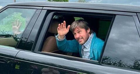 Brad Pitt spotted filming in Co Laois