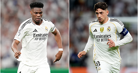 Real Madrid’s Aurelien Tchouameni and Federico Valverde face action over clash