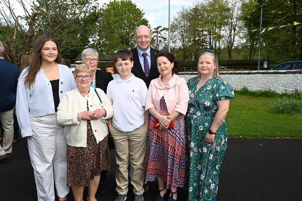Hugo Sweeney and family 