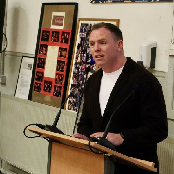 Former student Robert Walsh spoke on how TY had 'changed his life'