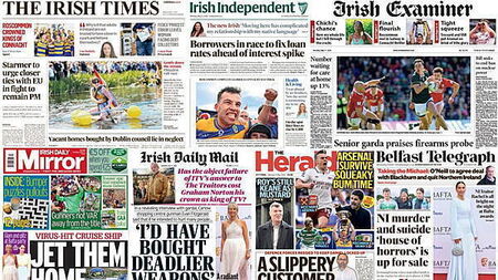 What the papers say: Monday's front pages