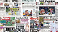 What the papers say: Monday's front pages