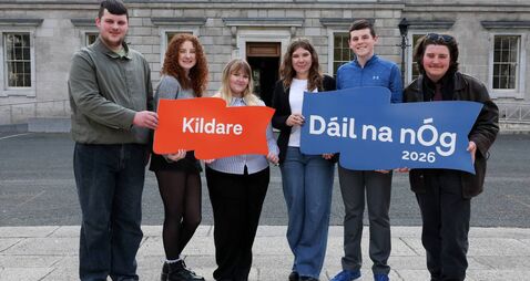 Kildare students take part in Dáil na nÓg