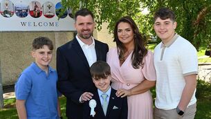 <p>Charlie Houlihan and family </p> <p>Charlie Houlihan and family </p>