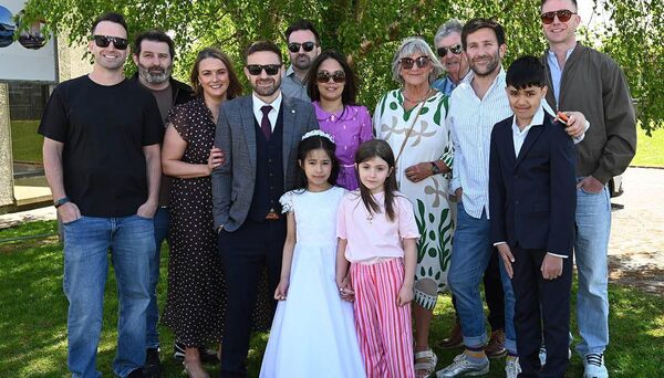 Tara O'Brien and family 