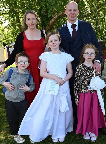 Freya Daly and family 