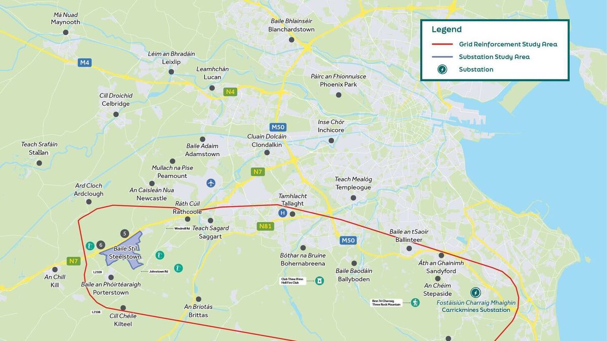 EirGrid launches consultation for Kildare electricity grid upgrade