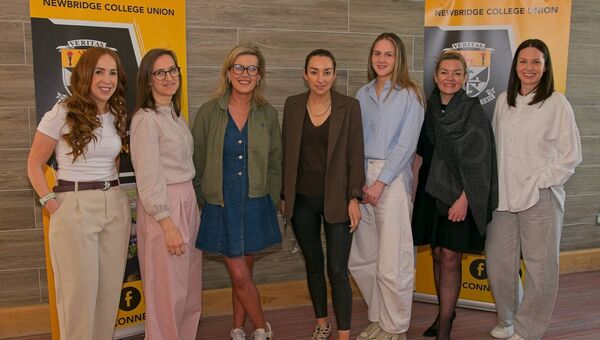 Teacher Jane Lenehan, past pupils, Eleanor Griffith, Maureen Catterson, Lisa White, Aileen O’Brien, Laura Alle Teacher Jane Lenehan, past pupils, Eleanor Griffith, Maureen Catterson, Lisa White, Aileen O’Brien, Laura Alle