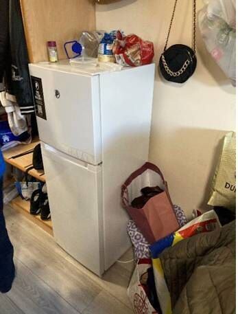 A fridge in a bedroom in the Hazel Hotel A fridge in a bedroom in the Hazel Hotel