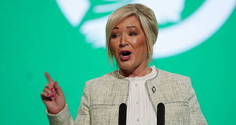 DUP ‘anti-Irish’ and work against national identity, Michelle O'Neill claims