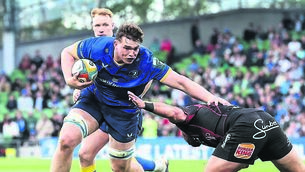 <p class="contextmenu internal_Caption">Diarmuid Mangan continues to impress for Leinster. 	Photo: INPHO/Dan Sheridan.</p>