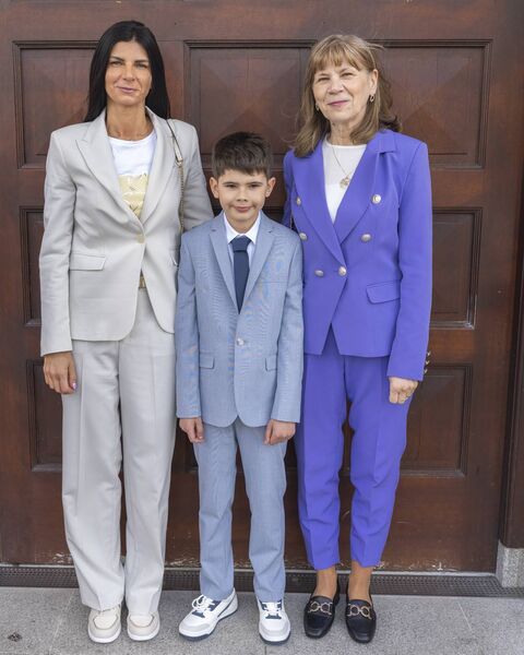 Dawid Trusiuk and family